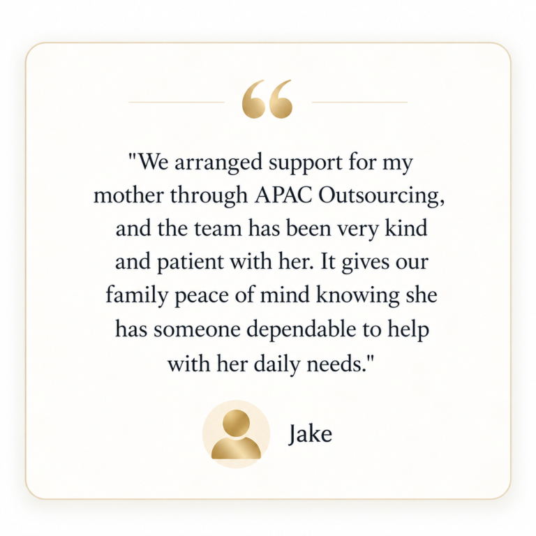 Elegant Gold Testimonial Card